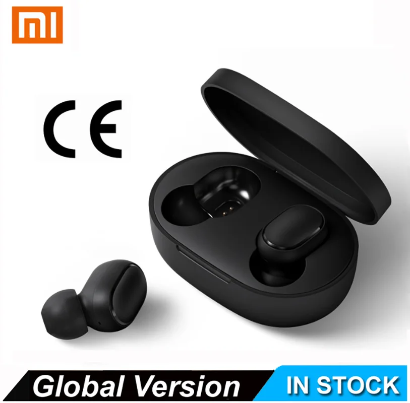 

For original Xiaomi Redmi Airdots Bluetooth Wireless Earphone Voice Control Bluetooth 5.0 Noise Reduction Tap Control