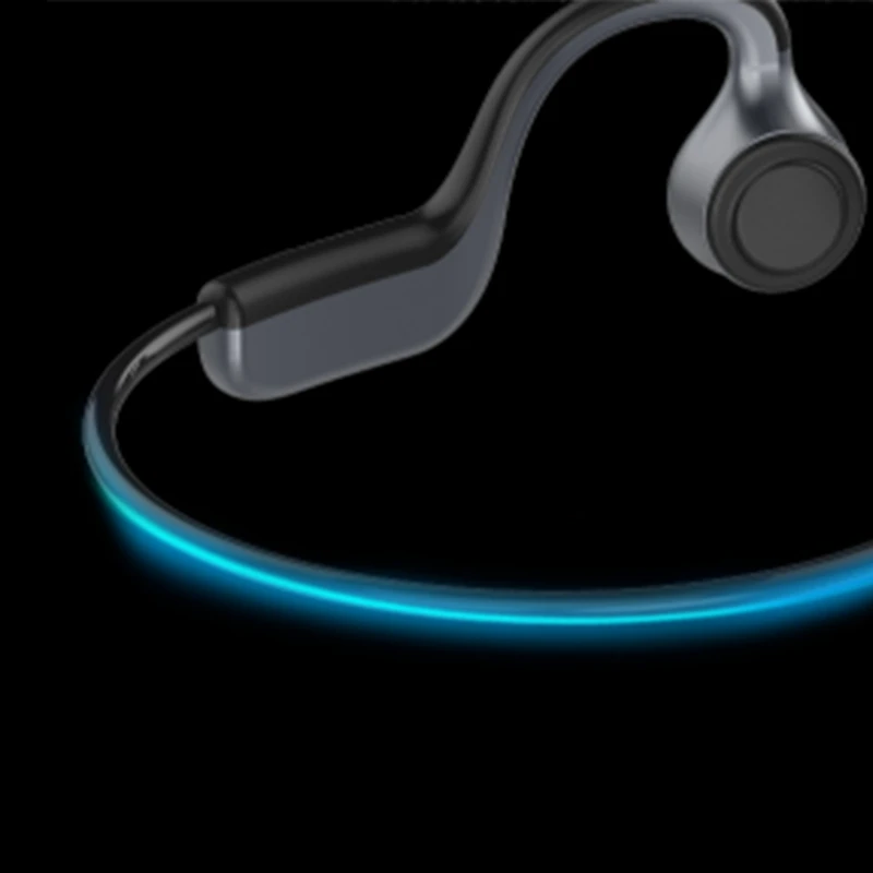Серый E9 костной проводимости Bluetooth гарнитура беспроводная Bluetooth 5,0 открытый бинауральные стерео костной проводимости наушники спортивные портативные