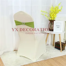 100 шт. свадебные чехлы на стулья из спандекса и лайкры с лентами для свадебной вечеринки, дня рождения, декора стульев, королевский синий, красный, черный, белый, розовый, фиолетовый цвета