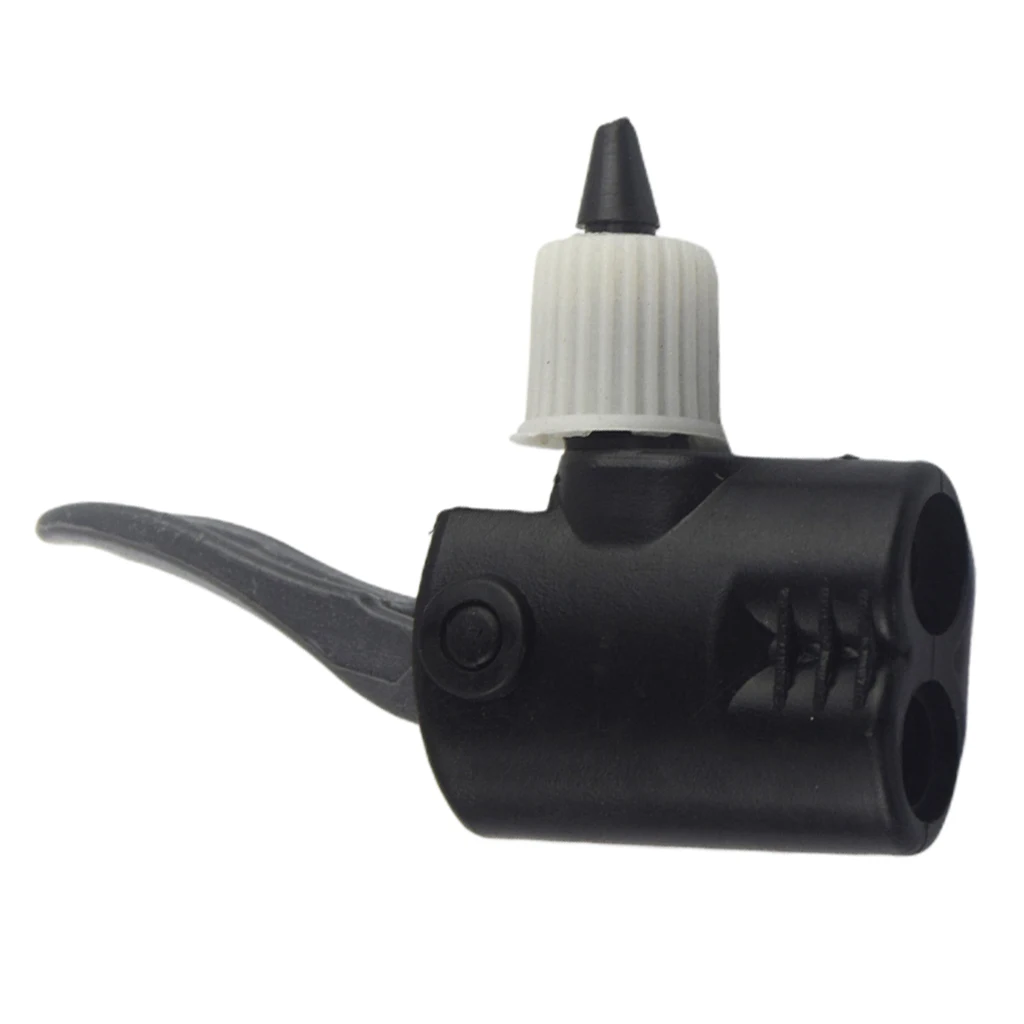 Nylon Pump Dual Head Bike Hand Floor Pumps Schrader Presta Valve Adapter Adaptor