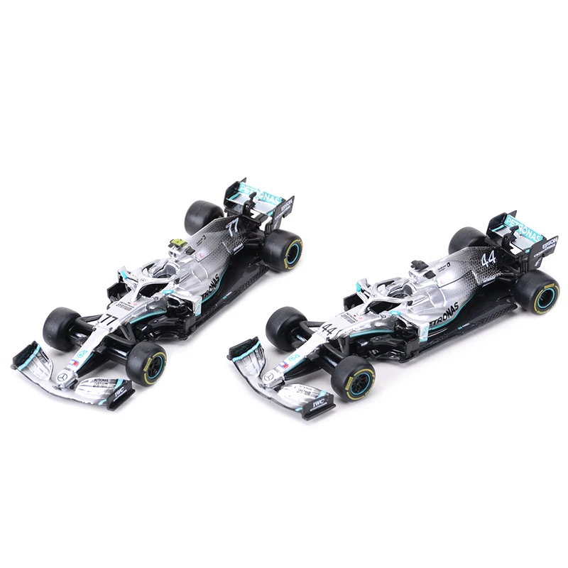 Bburago 1:43 2022 RB18 W10 #77 #44 W07 #6 #44 F1 Racing Formula Car Static Simulation Diecast Alloy Model Car bburago 1 43 2022 alfa romeo c42 f1 formula car die cast vehicles collectible model racing toys