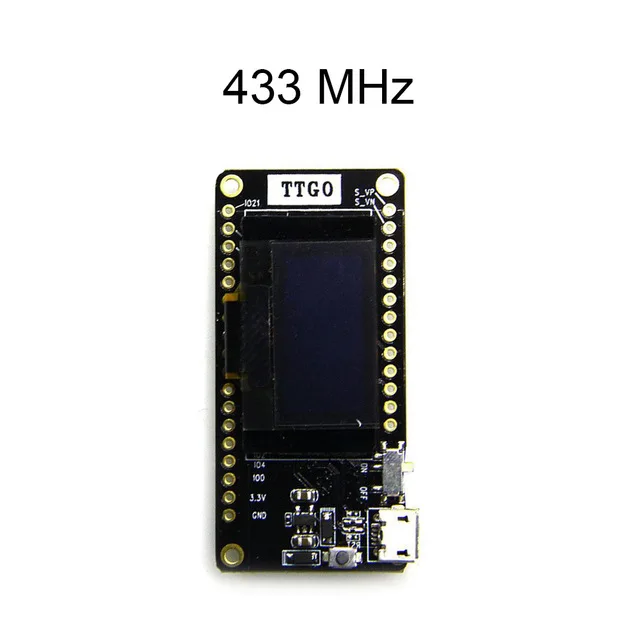 LORA32 V2.0 433/868/915 МГц ESP32 LoRa OLED 0,96 дюймовая SD карта Дисплей Bluetooth WI-FI ESP32 модулей со встроенной антенной - Цвет: 433MHZ