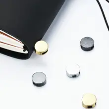 Металлическая кнопка для дорожная записная книжка украшения офисные милые бронзовые золотые Красочные пряжки галстук эластичная резинка для волос