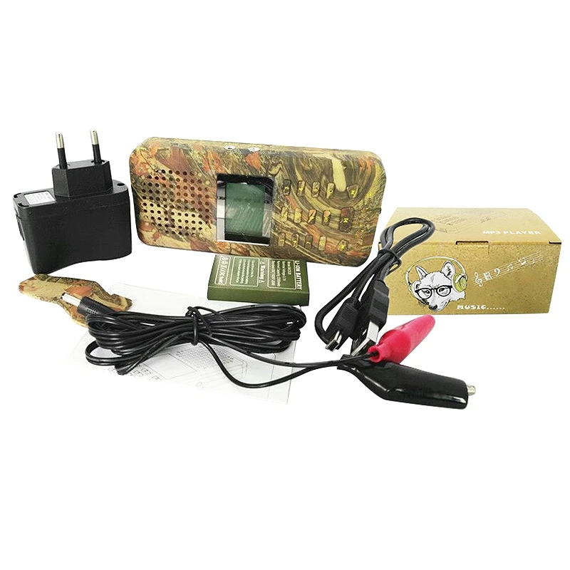 Outdoor Hunting Decoys Predator Sound Caller MP3 Player Built-In 150 Bird Voices Camouflage Color | Спорт и развлечения
