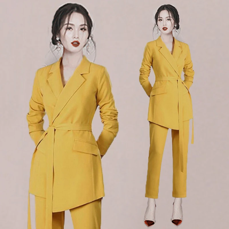 classy womens pants suits dressy