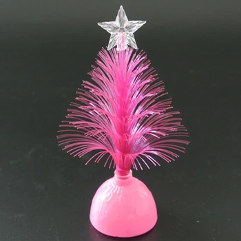 

Colorful Christmas Tree Changing LED Light Lamp Home Party Decoration Ornament Fiber Light