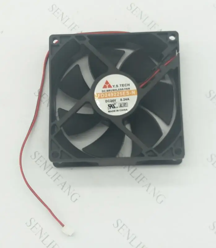 Для Y.S TECH FD249225ES-N DC 24 В 0.24A 92x92x25 мм сервер кулер вентилятор
