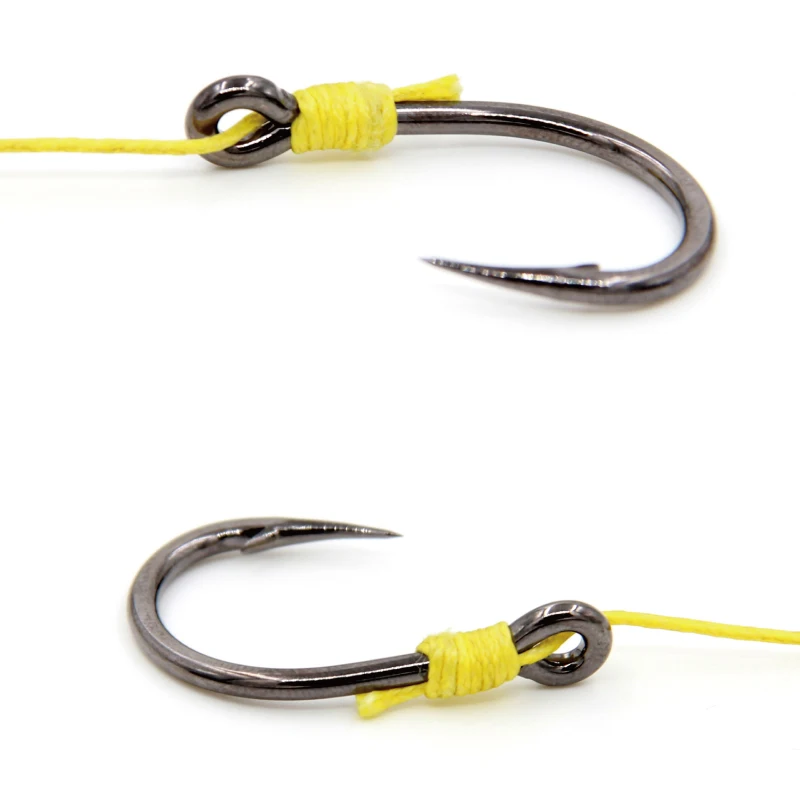 50pcs Mustad Hooks Jig Bait Deep Ocean  10827np# 4X Strong  Barbed Fishhook  Pesca Anzol Iron Board