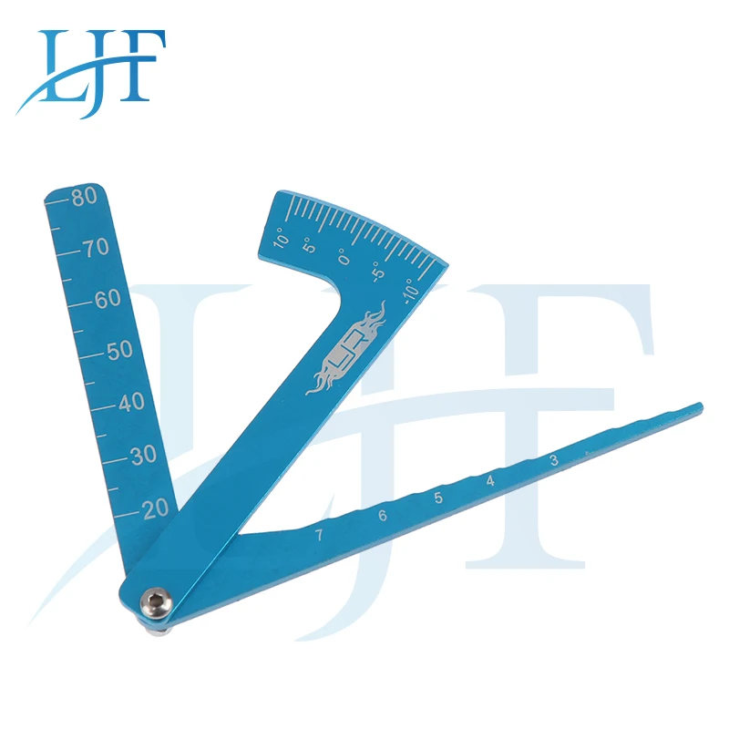 

Регулируемая линейка LJF из алюминиевого сплава для измерения высоты автомобиля на радиоуправлении и обода колеса для 1/10 1/8 на дороге Радиоуправляемый автомобиль запчасти L74