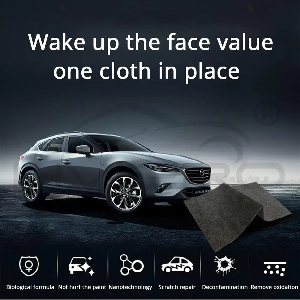Car Scratch Repair Tool Ткань Нано Материал Поверхность Тряпки Для Автомобиля Легкая краска Царапины Удалители Для автомобилей Аксессуары Универсальные для всех автомобилей