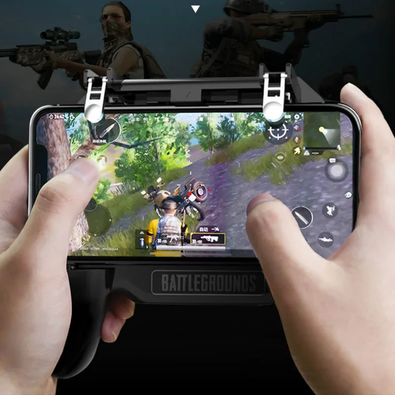 iphone telefone gamepad pubg controlador móvel gatilho