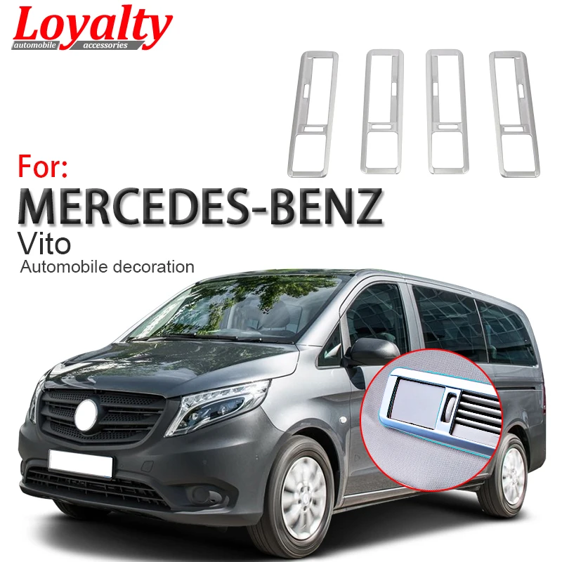 Лояльность для Mercedes Benz Vito V Class V260 2016 2017 2018 задняя крышка на вентиляционное