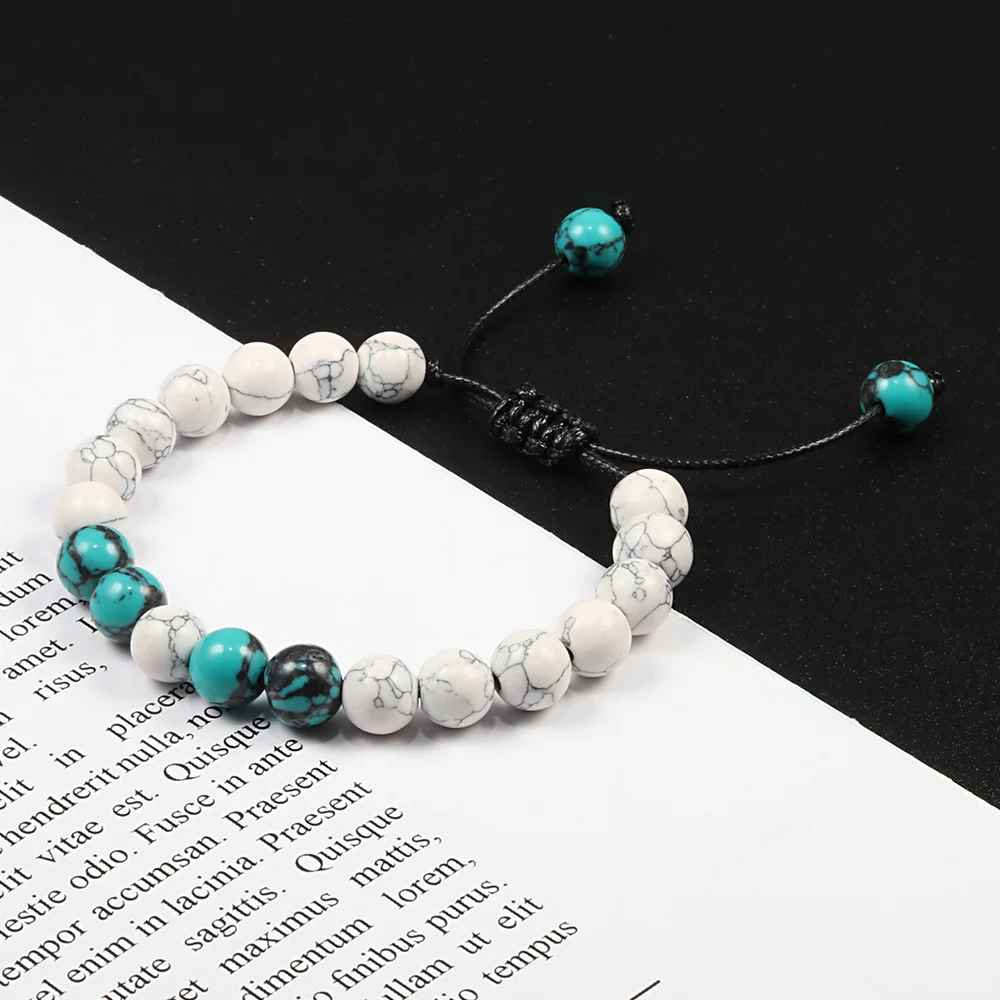 

Bohemian man Bracelets Natural stone Beading Prayer Bracelets & Bangles Praying for Buddha Jewelry Women Men Couple accessories