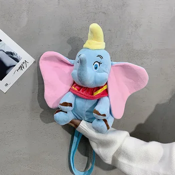 

IVYYE Blue Elephant Fashion Anime Plush Shoulder Bags Soft Cartoon Tote Casual Handbag Fluffy Dolls Phone Bag Lady Girls New