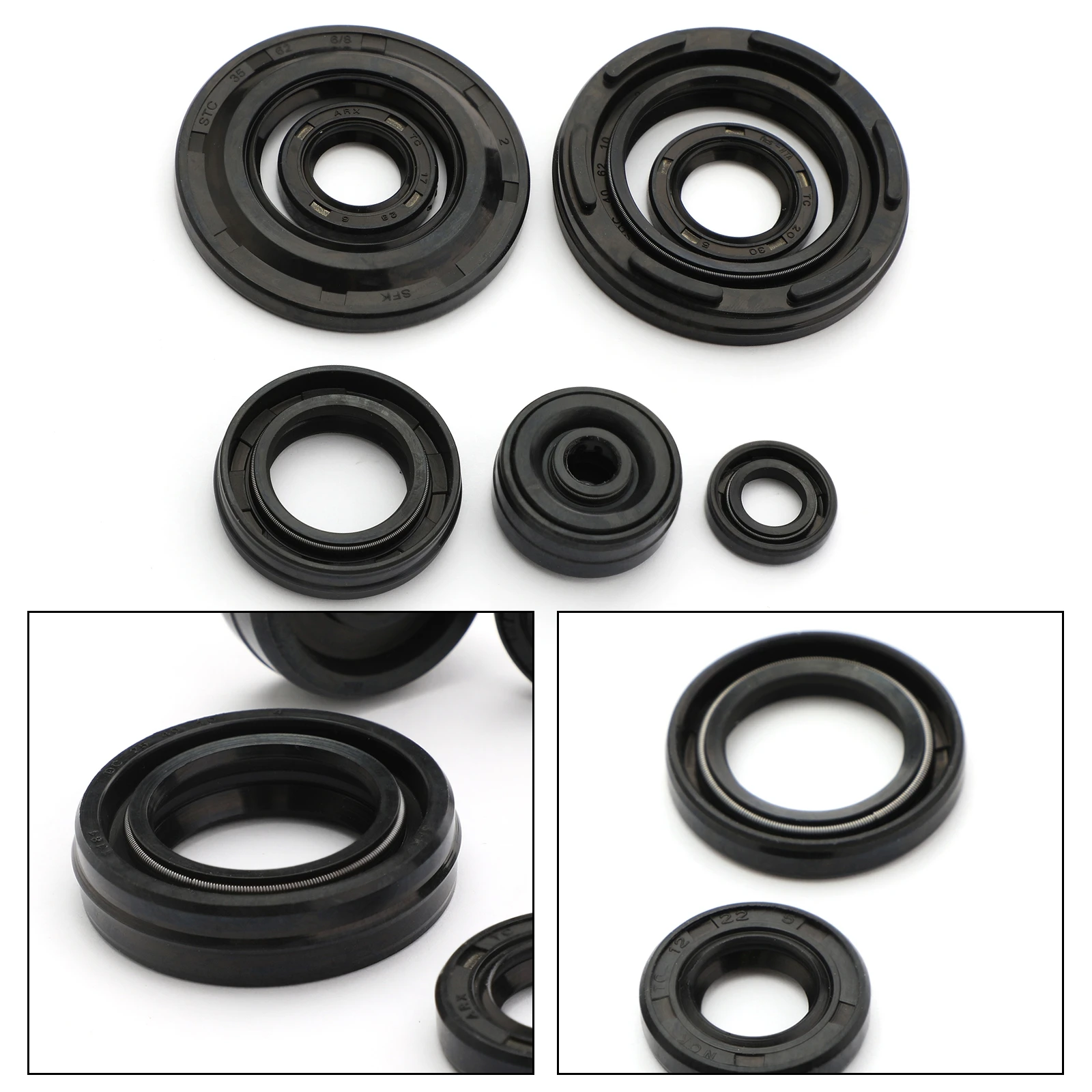 ATV, SidebySide & UTV Parts & Accessories New Engine Oil Seal Kit Set
