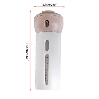 

4 In 1 Portable Travel Bottles Set Leakproof Refillable Container with Labels Dispenser Accessories Kit for Shampoo Lotion Cream