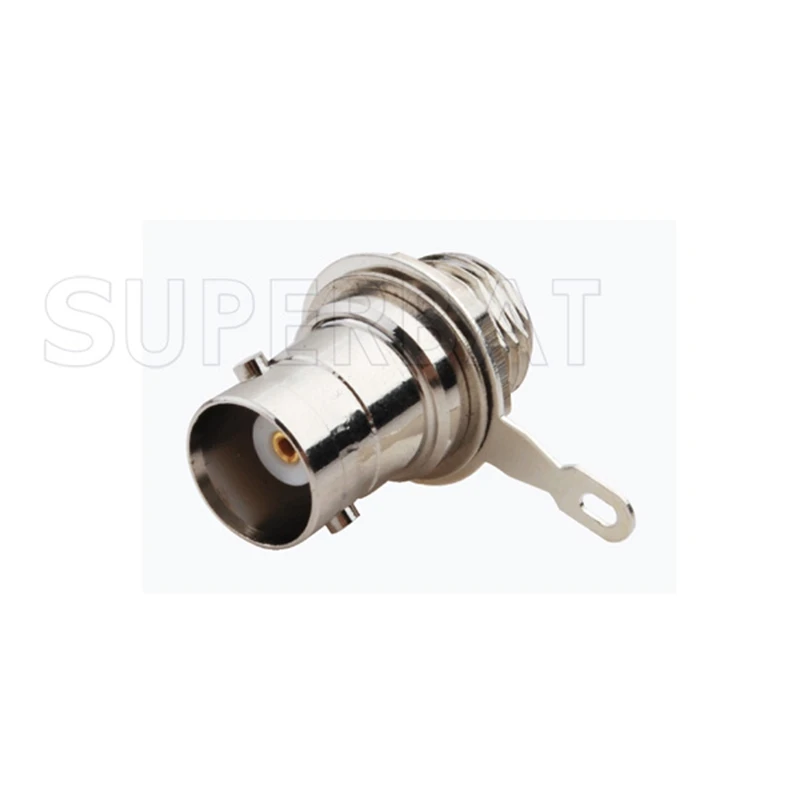 Superbat 5pcs BNC-MCX Adapter BNC Female to MCX Jack Straight RF Coaxial Connector for Electronic Components Market
