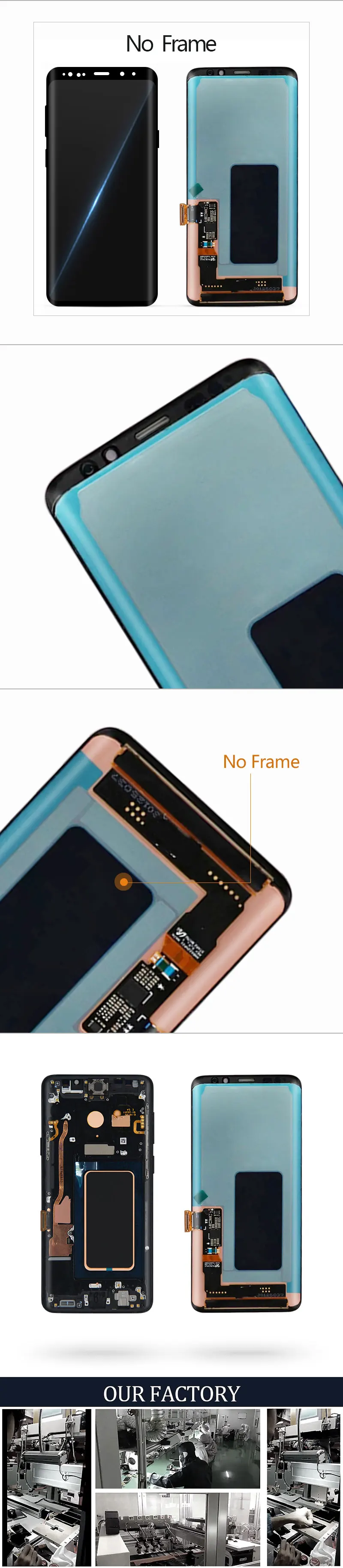 ЖК-дисплей для samsung Galaxy S9 Plus G965F G965 S9+ ЖК-дисплей с сенсорным экраном дигитайзер запасной дисплей на замену запчасти тестирование