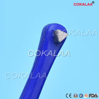 

Dental Orthodontic Band Seater Pusher DoubleTip Elevator Dental Ring Push Lift Autoclavable Blue Color Instrument Plastic Handle