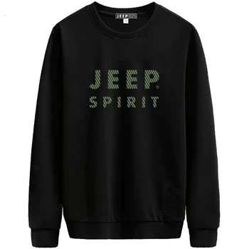 

2020 Authentic Jeep Winter Men's Cotton Top Quality Breathable Long Sleeves Fashion Casual Men Women Couple Warm T-Shirt