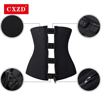

CXZD Women Waist Trainer Belt Shaper Waist Cinchers Zipper Body Shaper Zip Corset Girdle Slim Belt Sexy Slimming Waistband