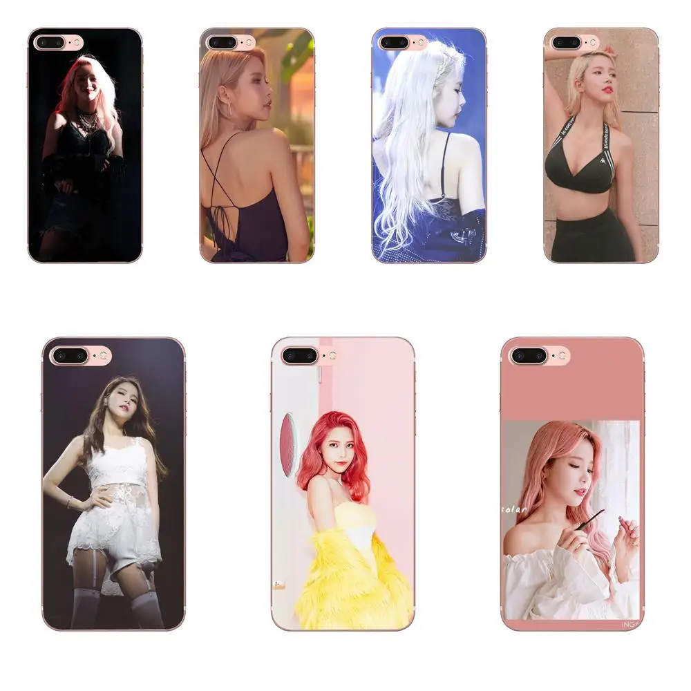Чехол для сотового телефона с рисунком в стиле Mamamoo Solar Apple iPhone 4 4S 5 5C 5S SE 6 6S 7 8 11 Plus Pro
