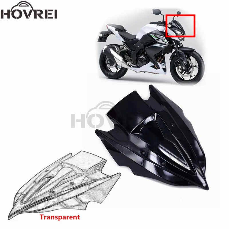 Лобовое стекло мотоцикла для Kawasaki Z250 Z300 Z 250 300 2013 Double Bubble ветрового стекла ветровые дефлекторы