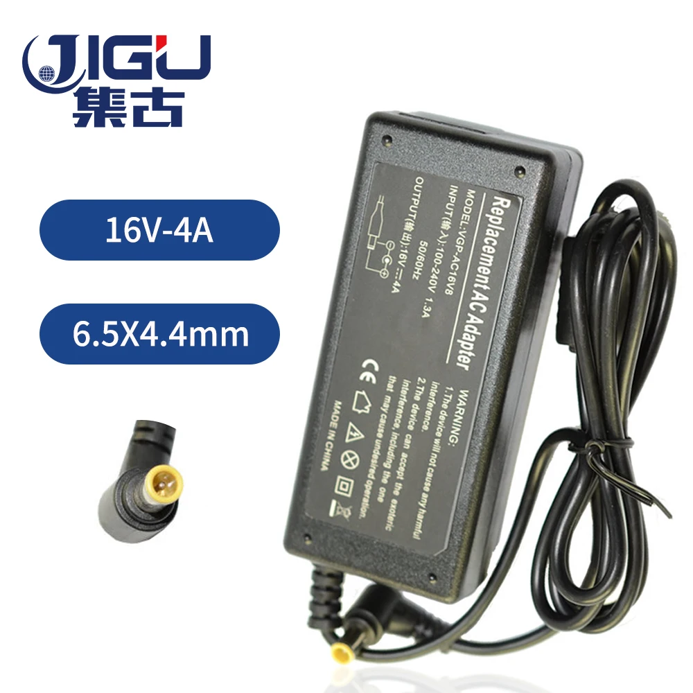 64W 16V 4A 6 5*4 4 MM Замена для Sony GP AC16V8 VGP AC16V7 PCGA AC51 ноутбука AC зарядное устройство