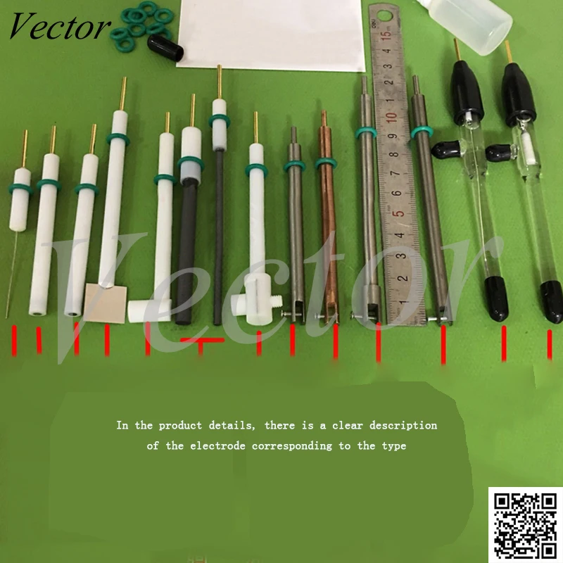Electrochemical / Working / Reference / Electrode Clamp / Platinum / Glassy Carbon / Calomel