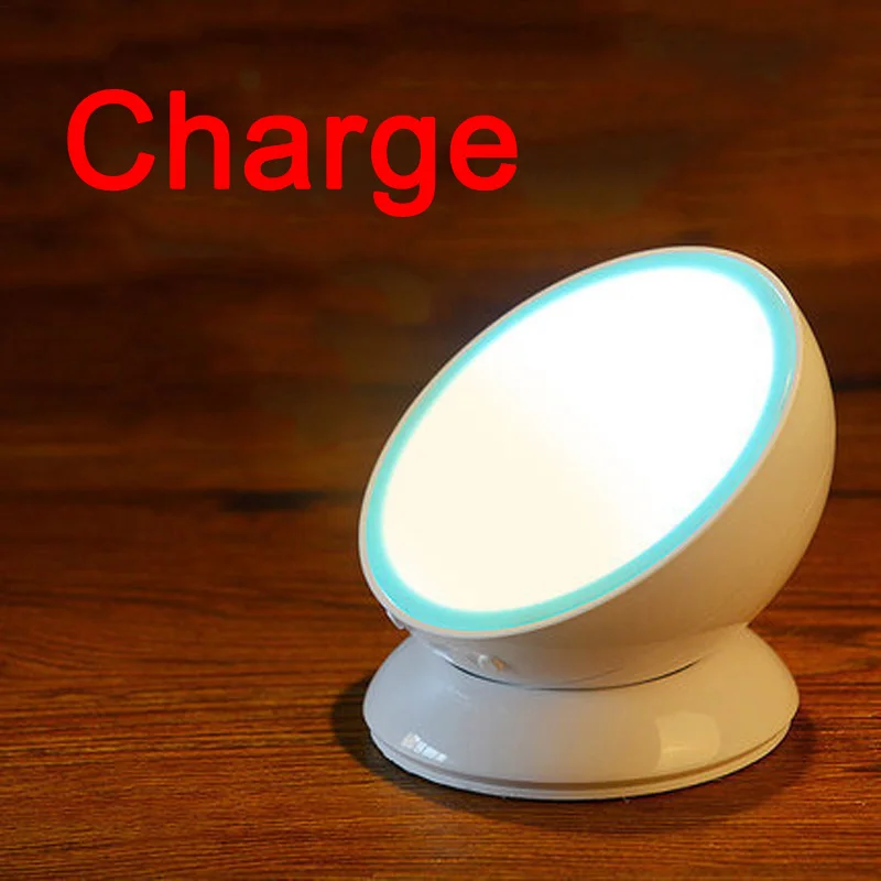

Nihgt LightRechargeable USB LED Night Light 360 Degree Rotation Motion Sensor Induction Lamp For Corridor Closet Cabinet Bedroom