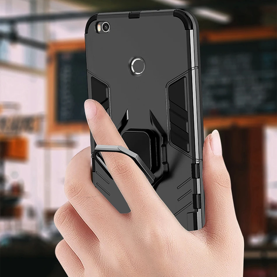 Роскошный армированный противоударный чехол для xiaomi Max 2 чехол для телефона задняя крышка для mi Max 2 силиконовый держатель Чехол xiaomi mi Max 2