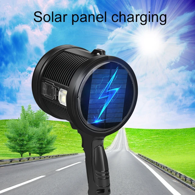 Reflector Solar 28 Leds Recargable Exterior Potente