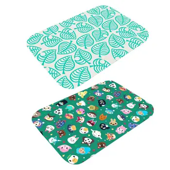 

Plant Cartoon Character Floor Mats Bathroom Door Mats Flannel Non-slip Floor Mats Household Cleaning Supplies