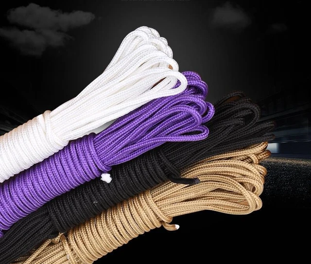 Nylon Rope Dia. 2-10mm Outdoor Binding Home Drying Water Proof Durable Rope  Knitting Material for Fishing Magnet 10-50 Meters - AliExpress