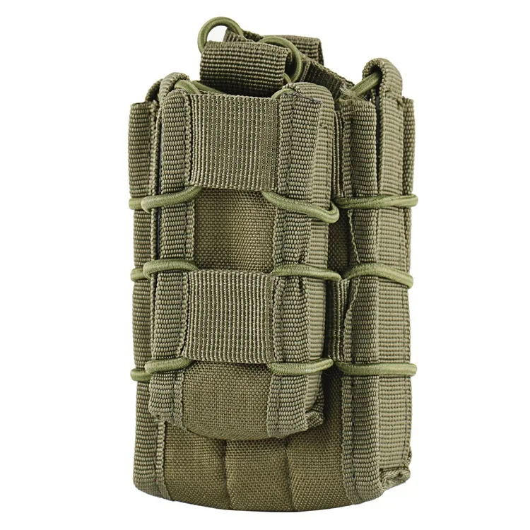 TTGTACTICAL двойной тактический Molle подсумок для журналов с открытым верхом, один винтовочный пистолет, подсумок, патронный зажим, держатель, Охотничья сумка - Цвет: Green