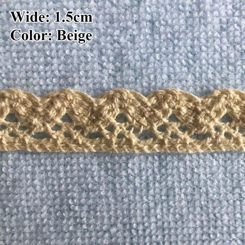 Cotton lace ribbon DIY Handmade Wedding Party Craft Gift Packing Patchwork Crocheted (5/10/20 meters/lot)