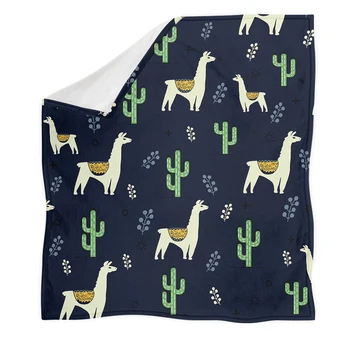 

Come To Map Custom Air Conditioning Blanket Animal Cartoon Leopard Alpaca Plush Blanket Sofa Blanket