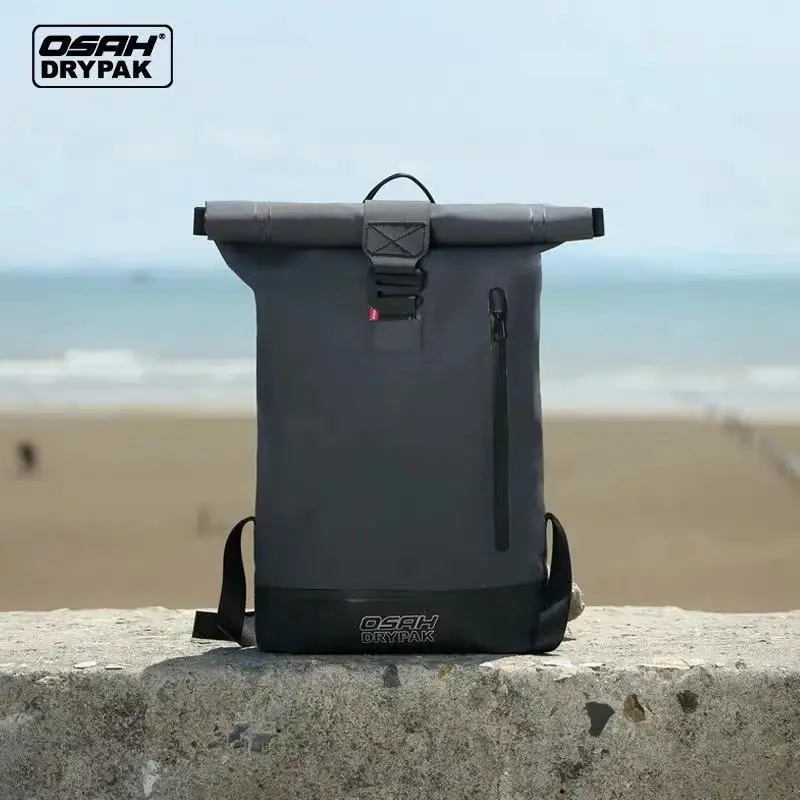 

OSAH Waterproof Backpack 13L Dry Bag With Internal Detachable PC Bag Water Resistant Heavy Duty Roll-Top Closure Scuba Dive Bag