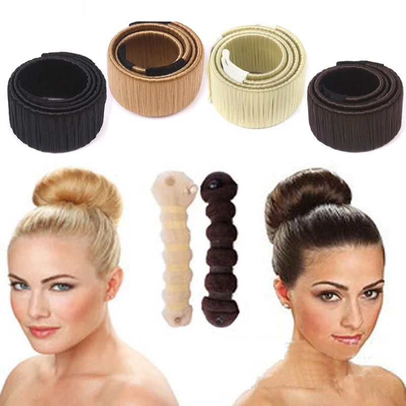 Модные инструменты для самостоятельной укладки волос Элегантный женский бублик для волос пучок мейкер прическа Губка аксессуары для волос для женщин девушек