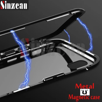 

Sinzean 25pcs For Samsung S20 Ultra/S10 Plus/S8/S9 Plus/Note 8/Note 9/Note 10 Plus/S10 lite Tempered Glass Metal Magnetic case