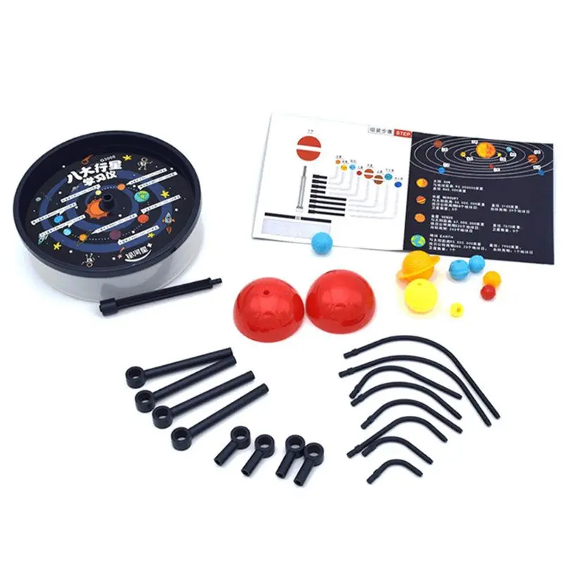 

Solar System Nine Planets Model Science Kit DIY Assembly Parent-child Interaction Planetarium Toy Kids Educational Toy