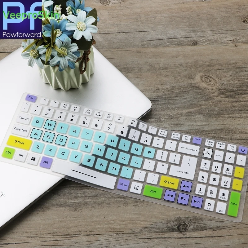 Клавиатура для ноутбука, защитный чехол для 15," acer Nitro 5, игровой AN515-43 для ноутбука AN515-54 AN715-51 AN515 43 54 AN 515 43 - Color: candymint