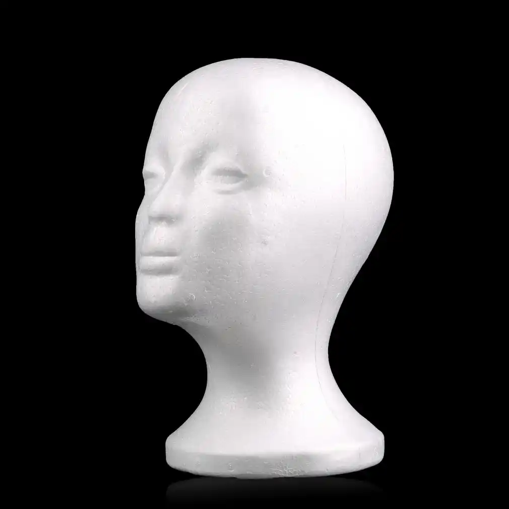 styrofoam mannequin head
