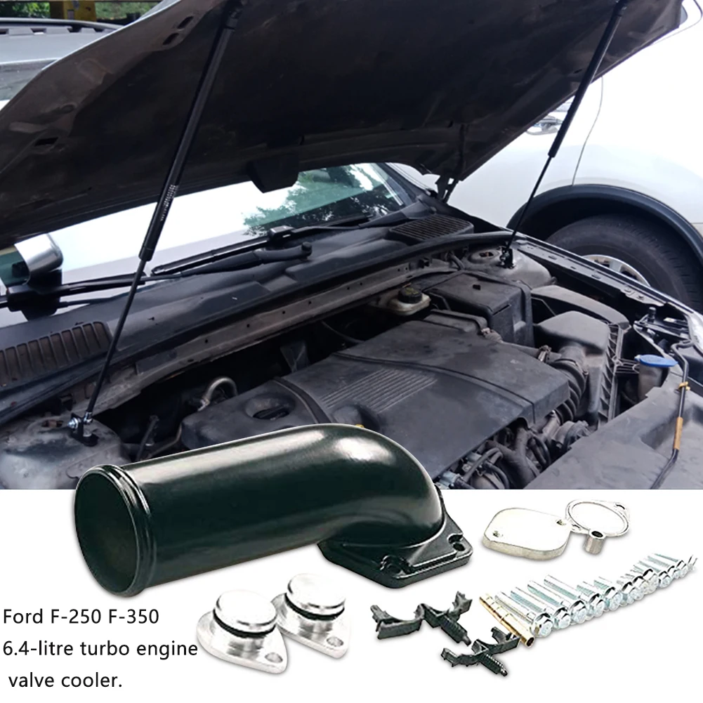 Простая установка Впускной системы рециркуляция удалить комплект авто инструмент вождения Замена выхлопа EGR кулер для Ford F-250 F-350 6.4L