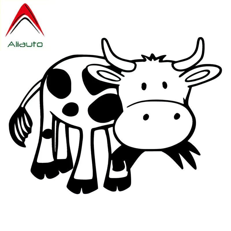 Aliauto мультфильм корова творческие сельскохозяйственных животных стикер
