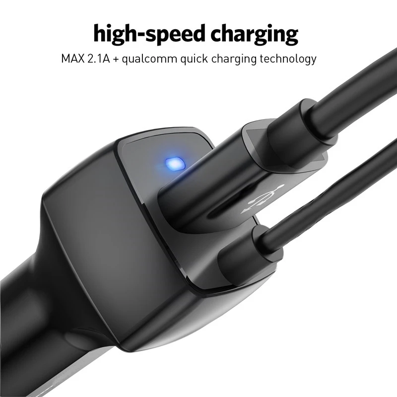 Автомобильное зарядное устройство Micro USB Type C для Samsung S20 S10 S9 iPhone 11 XR Xiaomi Google Pixel 3A