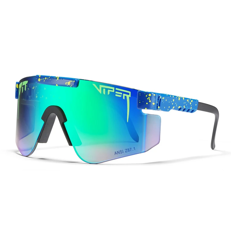 

Pit viper Sunglasses The Originals mirrored eyewear tr90 frame UV400 protection Lens Safety Oversize Goggles with case pv02