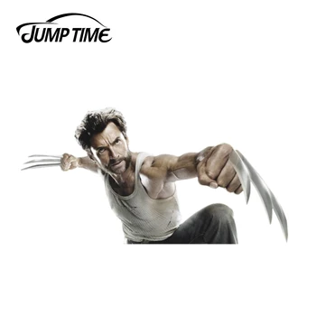 

Jump Time 13cm x 6.6cm Wolverine window decal car decal Vinyl Decal Car Window Laptop Bumper Animal Car Stickers
