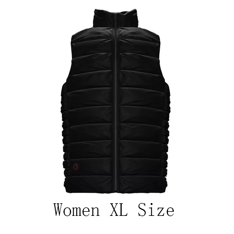 Black Women XL Xiaomi Mijia Графеновый умный температурный контроль жар гусиный пух жилет Пара моделей 4 файла контроль температуры плагин - Цвет: Black Women XL