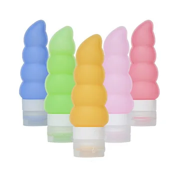 

60ML Silicone Travel Bottle Leak-proof Portable Cartoon Bottling Container Cosmetic Shampoo Travel Bottling Bottle
